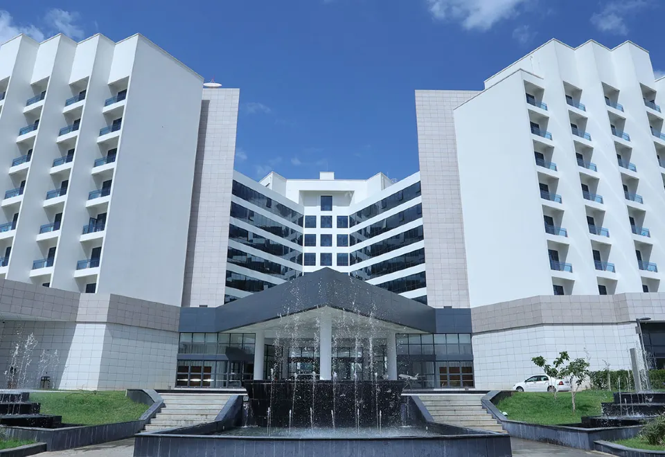 a huge hotel in Ethiopia